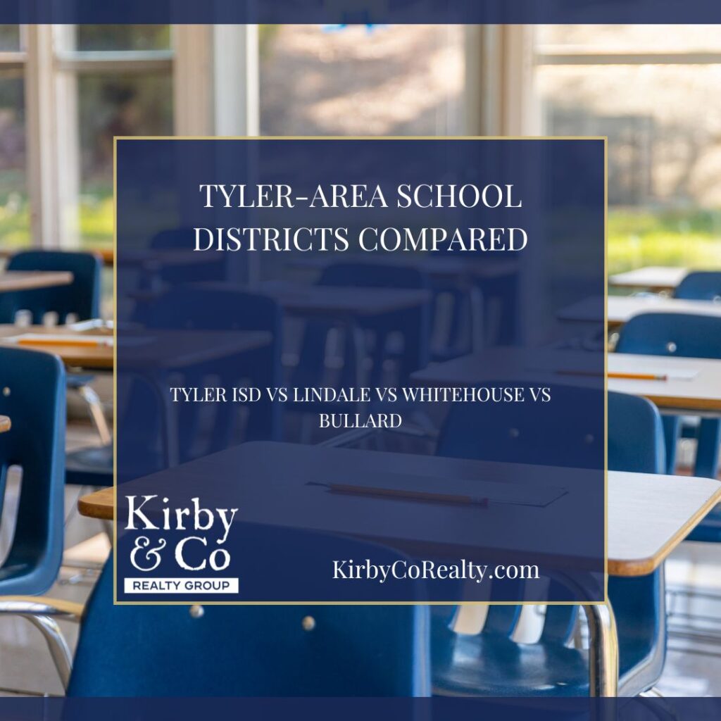 Tyler-Area School Districts Compared: Tyler ISD vs Lindale vs Whitehouse vs Bullard